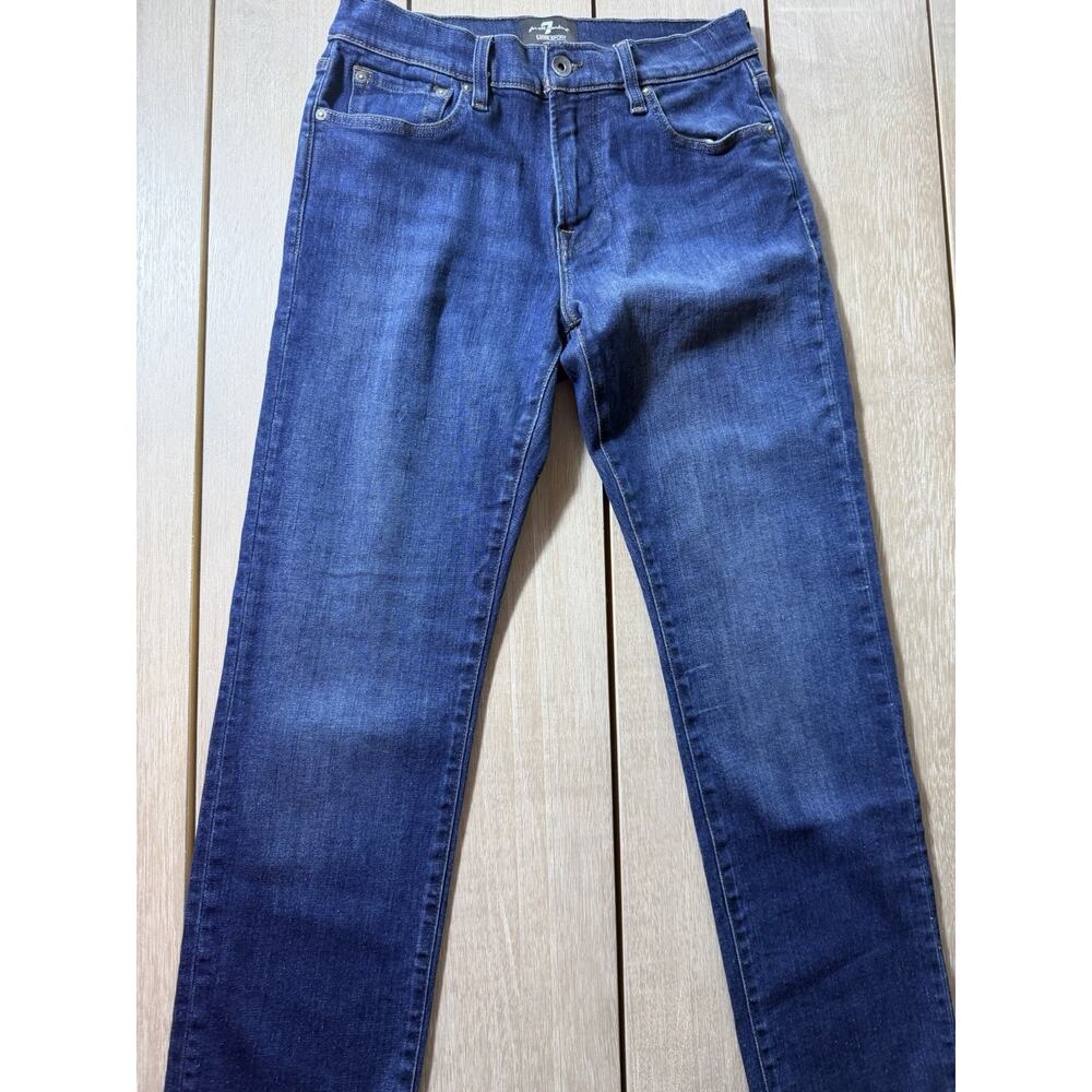 7‎ For All Man Kind Mens Luxe Sport Slimmy 31x31” Blue Jeans Denim Stretch Pants